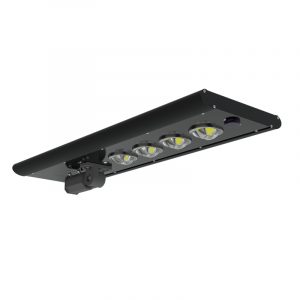 New Intelligent light-operated Solarlight Ip65 Waterproof Aluminium COB Outdoor LED Solar Street Light